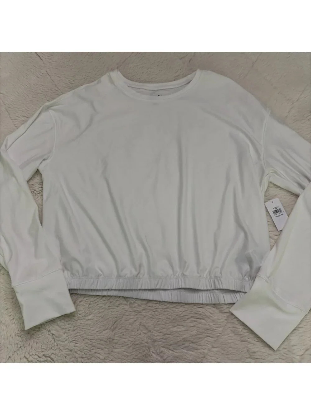 Old Navy Active Breathe On Go dry Girls Shirt Xl 14-16 White NWT
